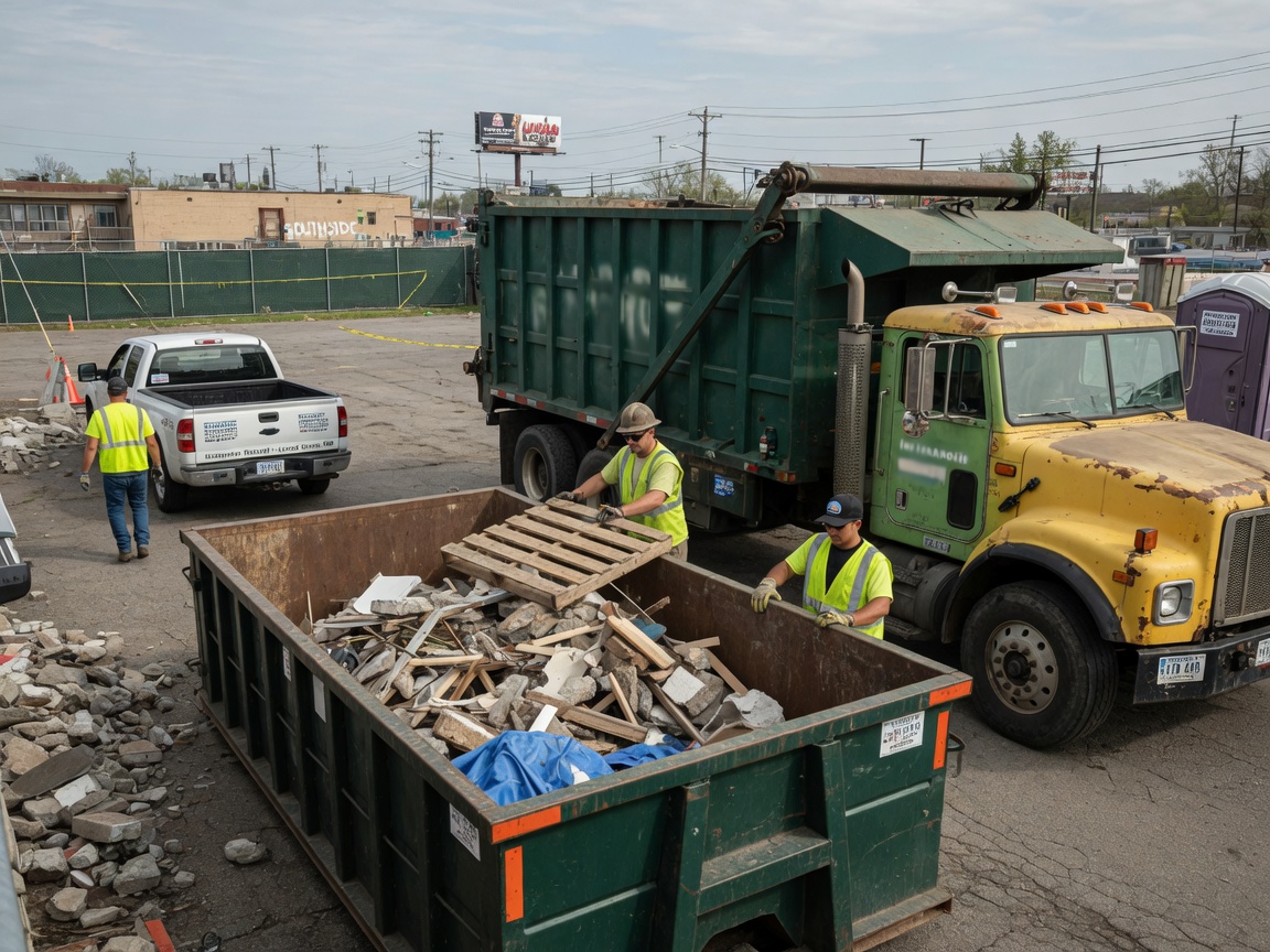 Dumpster Rental work by Indianapolis Dumpster Rental pros in Indianapolis, IN